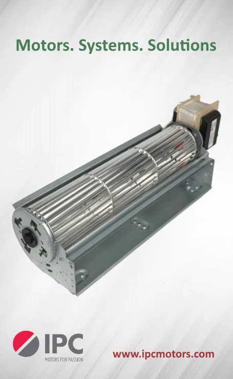CROSS-FLOW FAN WITH TWISTED IMPELLER