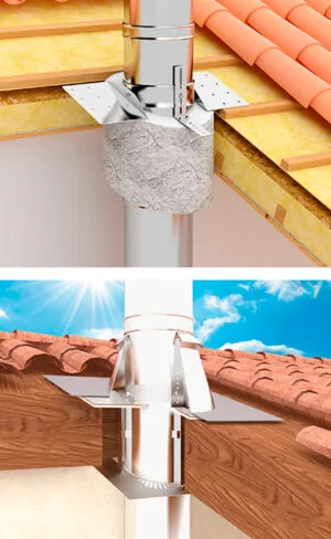 WOODEN ROOF CROSSING KIT