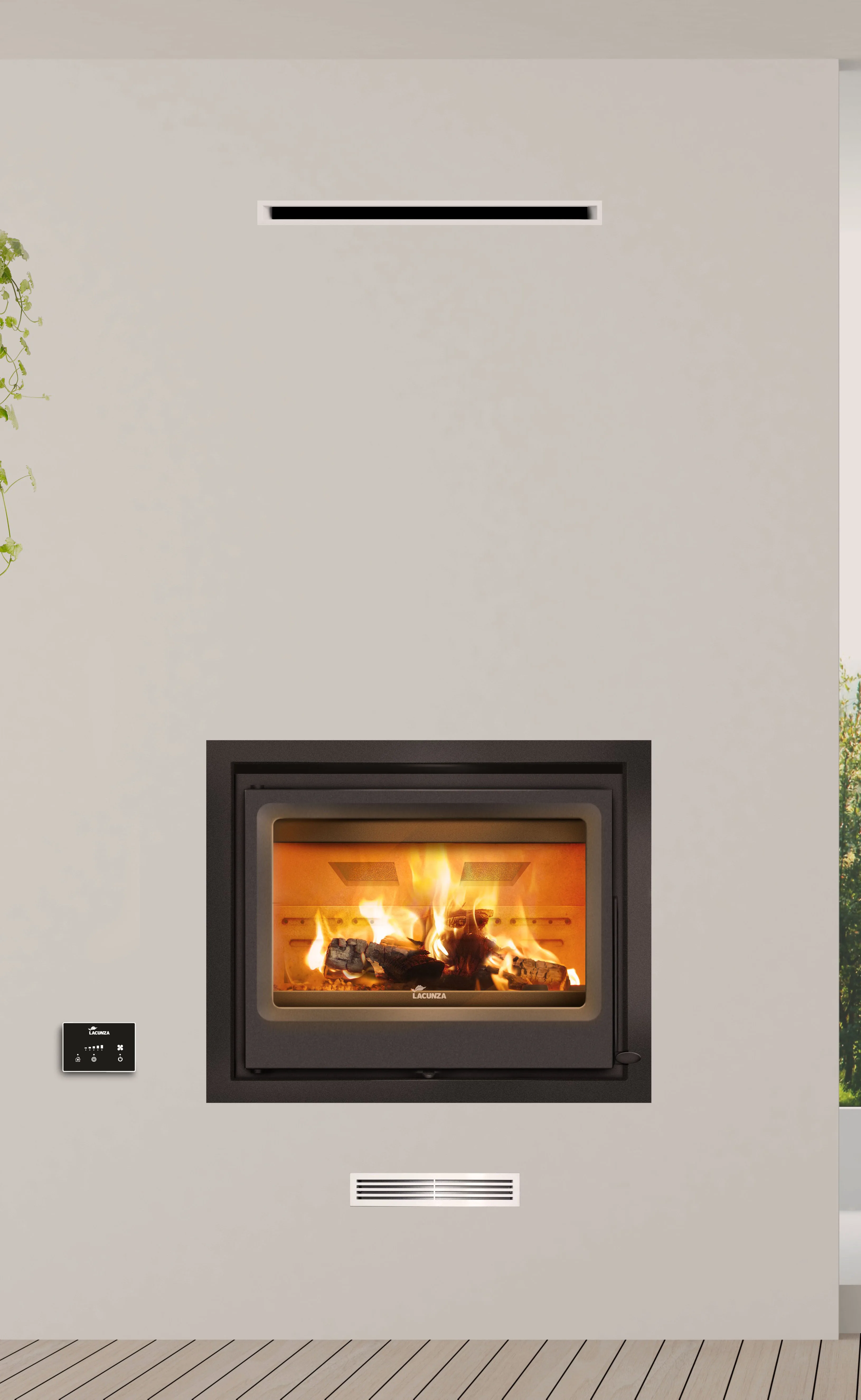 Interior relax space 3d rendering and background nature in hotel